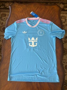 Adidas Lionel Messi Inter Miami blue jersey Size Large